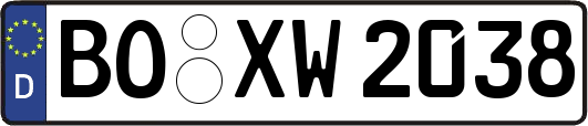 BO-XW2038