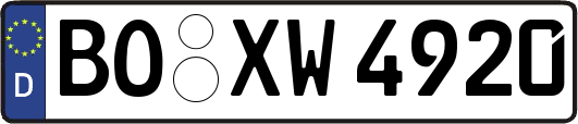 BO-XW4920