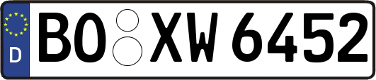 BO-XW6452