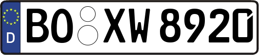 BO-XW8920