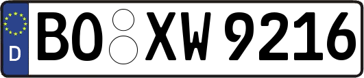 BO-XW9216