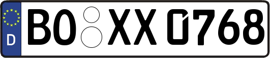 BO-XX0768