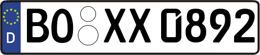 BO-XX0892