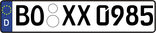 BO-XX0985