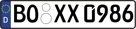 BO-XX0986