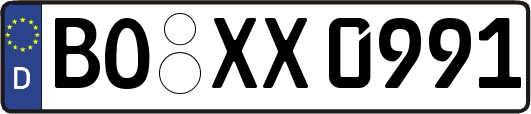 BO-XX0991