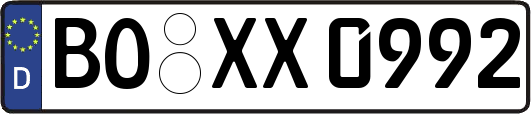 BO-XX0992