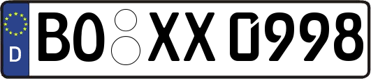 BO-XX0998