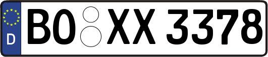BO-XX3378