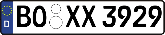 BO-XX3929