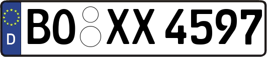 BO-XX4597