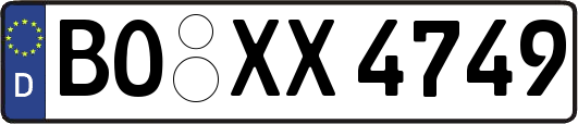 BO-XX4749