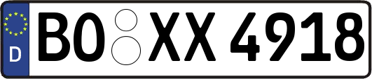 BO-XX4918