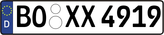 BO-XX4919