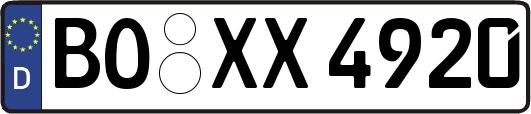 BO-XX4920