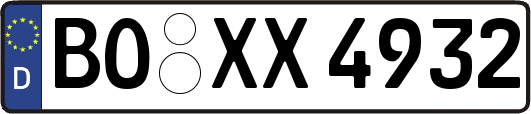 BO-XX4932