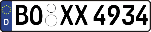 BO-XX4934