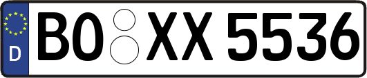 BO-XX5536