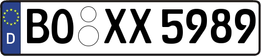 BO-XX5989