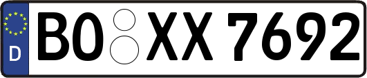 BO-XX7692
