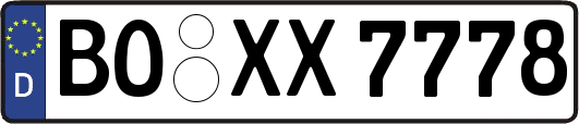 BO-XX7778