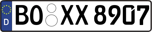 BO-XX8907