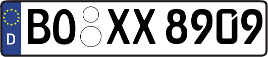 BO-XX8909