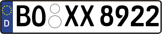 BO-XX8922