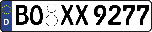 BO-XX9277