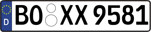BO-XX9581