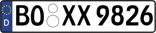 BO-XX9826