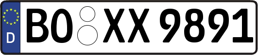 BO-XX9891