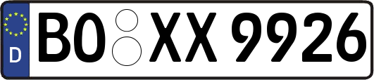 BO-XX9926
