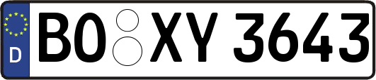 BO-XY3643