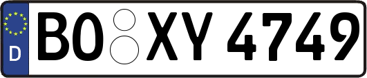 BO-XY4749