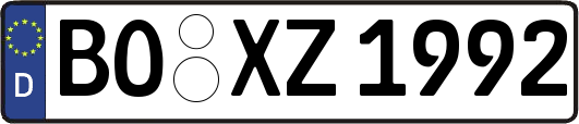 BO-XZ1992