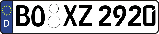 BO-XZ2920