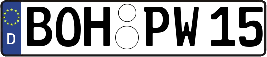 BOH-PW15