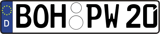 BOH-PW20