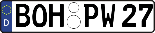 BOH-PW27