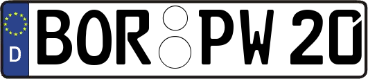 BOR-PW20