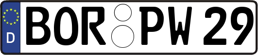 BOR-PW29