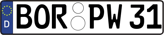 BOR-PW31