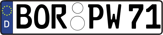 BOR-PW71
