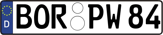 BOR-PW84