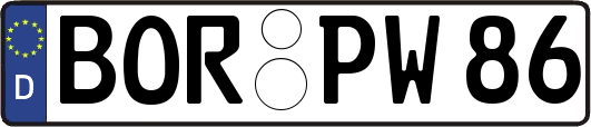 BOR-PW86