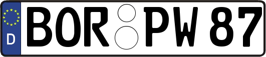 BOR-PW87