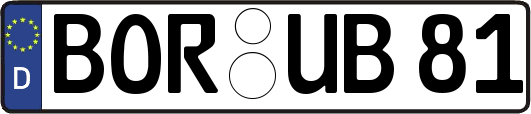 BOR-UB81