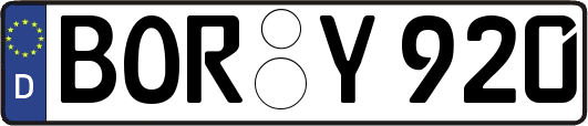 BOR-Y920