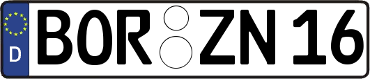BOR-ZN16